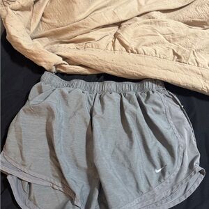 Nike Women's Light Gray Athletic Shorts